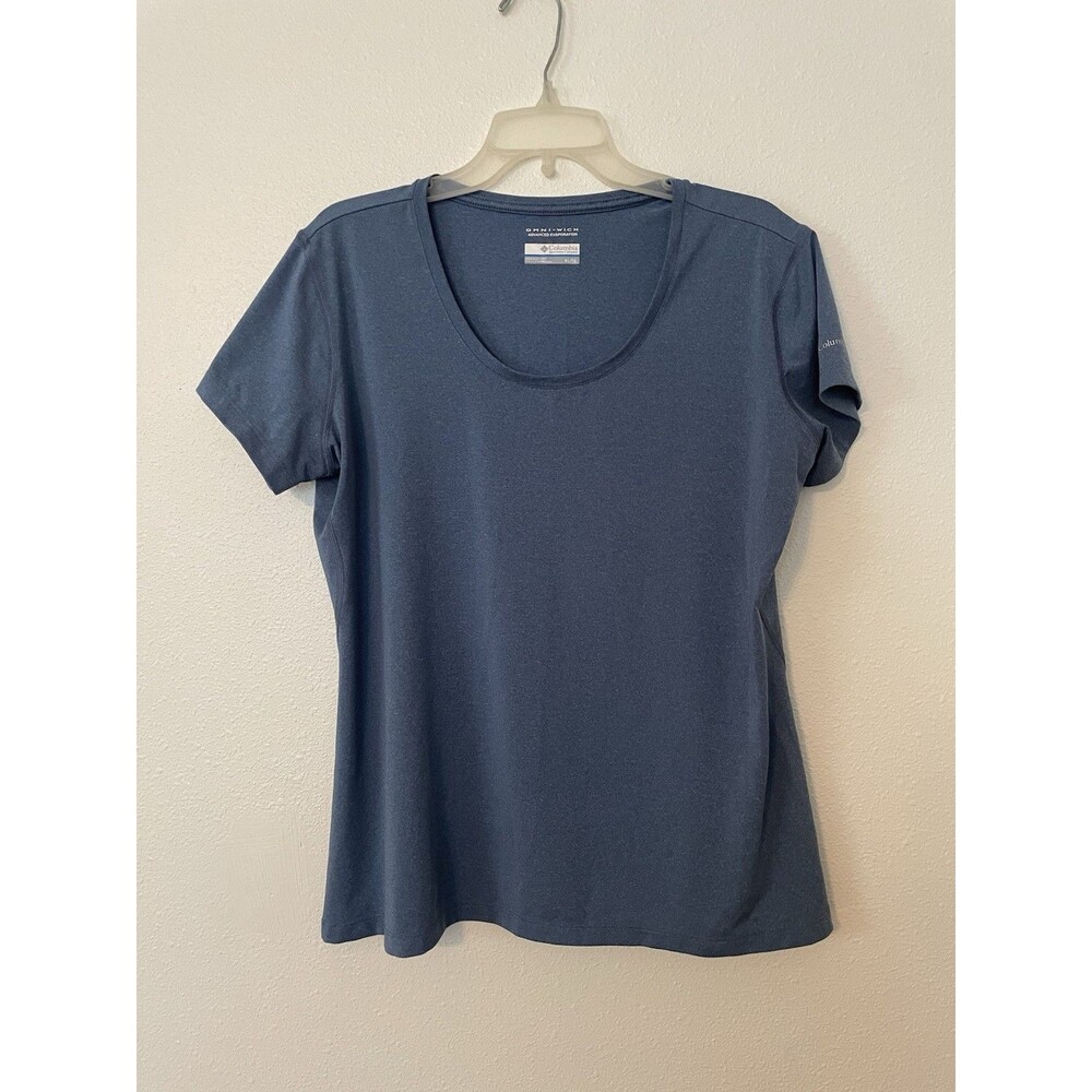 Columbia Omni Wick Advanced Evaporation Shirt Women's Size XL Blue